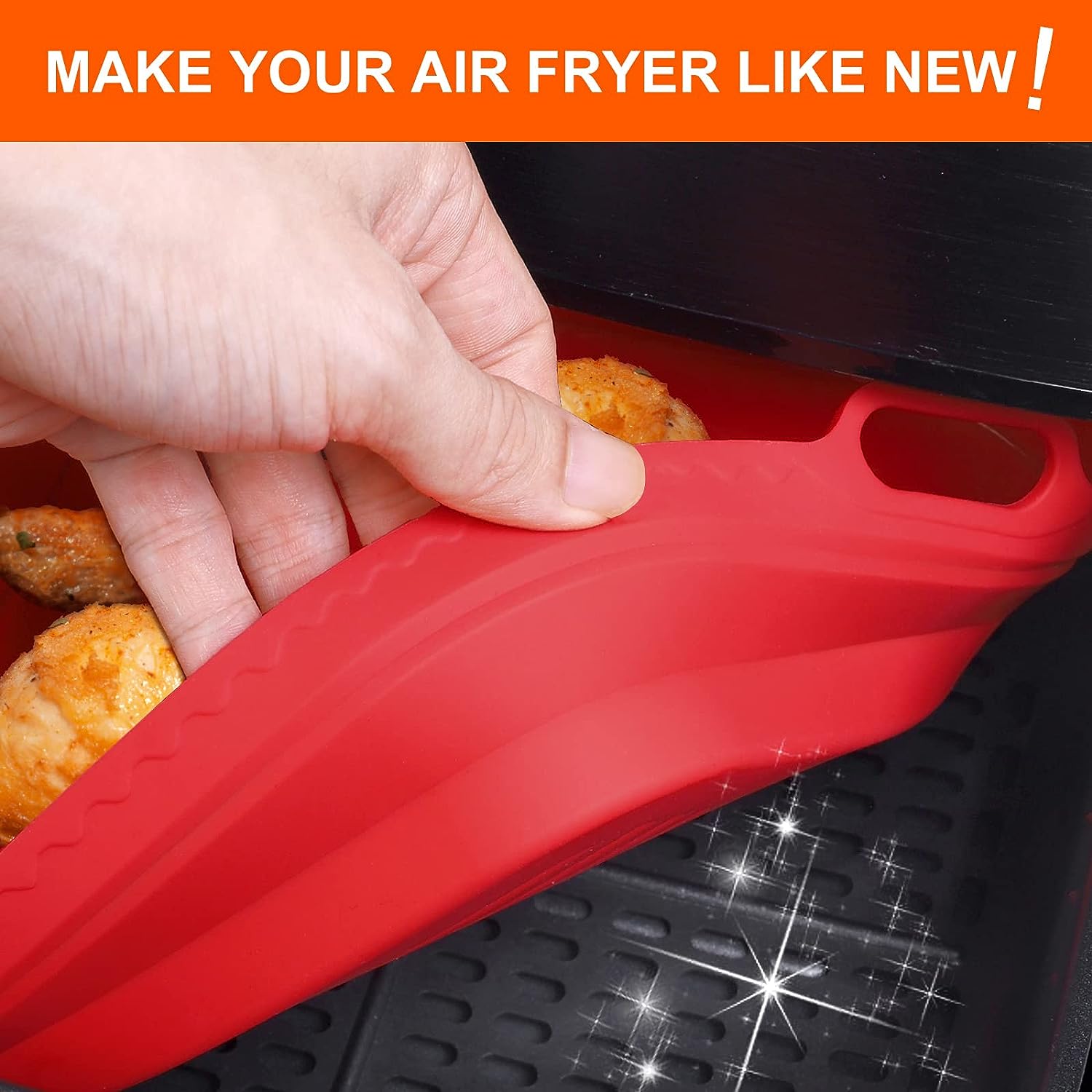 Air Fryer Reusable Liner Accessories for Ninja Foodi Grill AG301 5