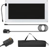 Heated Snow Melting Mat with Storage Bag, 21 x 40 Inch, Graphene Snow Melting Mats with Non-slip Rubber Construction and Reflective Strips