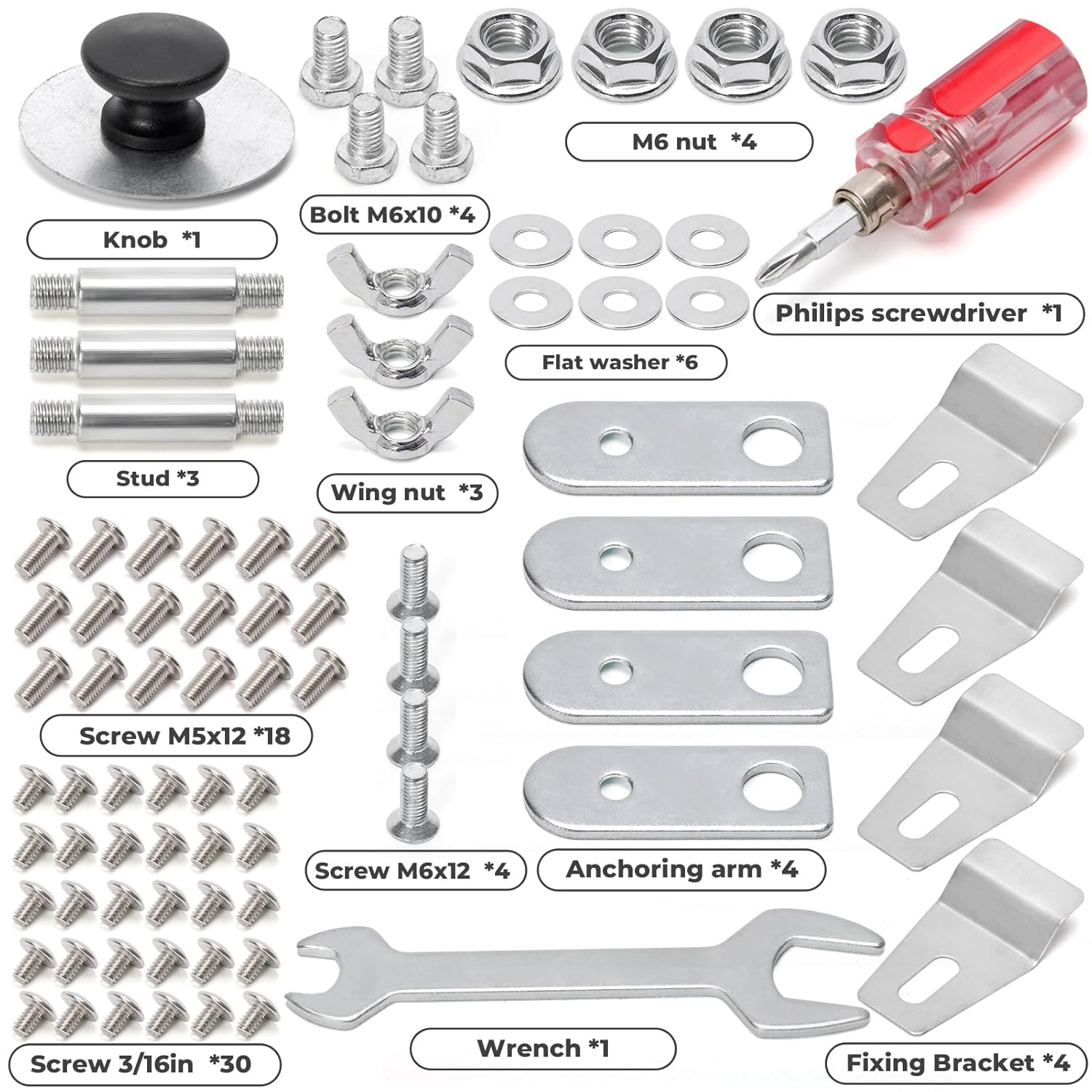 andersen and stokke patio heater parts Patio Heater Hardware -Bolt & Nut Set for Propane Patio Outdoor Space Heater Screw Sets Accessories for Outdoor Pyramid Patio Heater