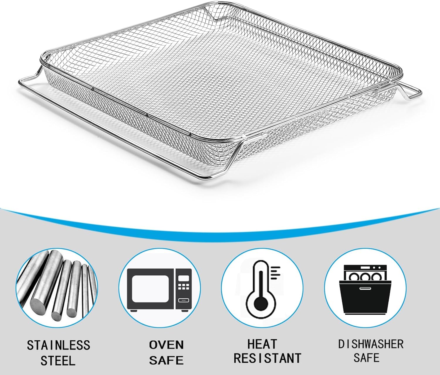 1 Cestello Per Friggitrice Ad Aria Per Forno, Cestello Per Griglia Nel Acciaio Cestello Nel Rete Antiaderente Cestello Per Griglia Per Friggitrice Ad Aria 87869732 1 Cestello Per Friggitrice Ad Aria Per Forno, Cestello Per Griglia Nel Acciaio Cestello Nel Rete Antiaderente Cestello Per Griglia Per Friggitrice Ad Aria 87869732