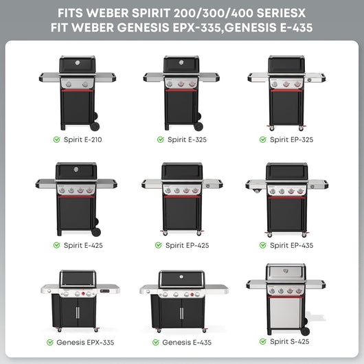 GARNETIN Grease Catch Pan For Weber Spirit And Genesis II Grills - Compatible With E-210, E-220, E-310, E-320, E-330, E-315, E-325, E- 335 - Includes Disposable Drip Liners - View #8