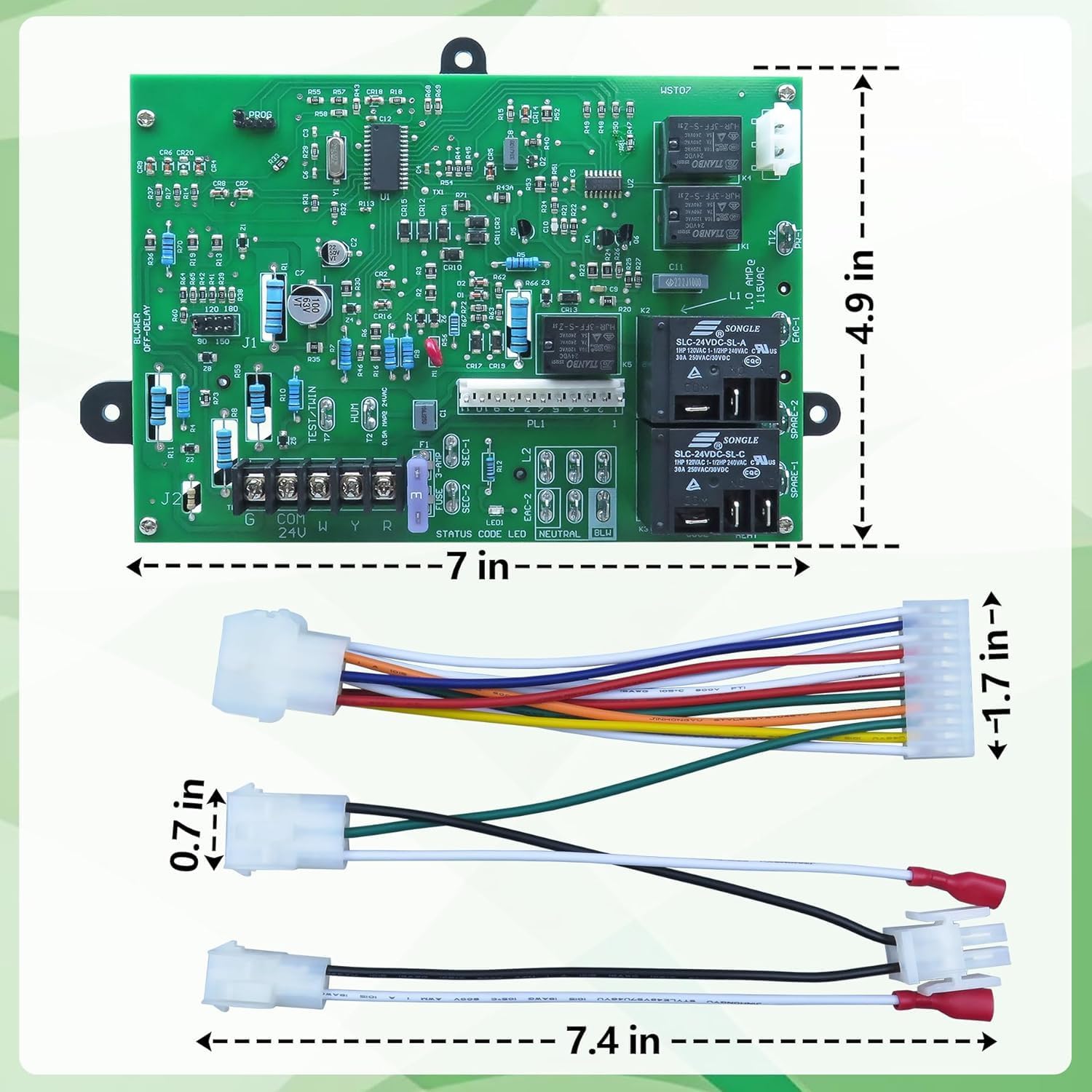 Furnance Control Module Furnace Control Board Module ICM282A Fits Carrier HK42FZ013 HK42FZ004 ...