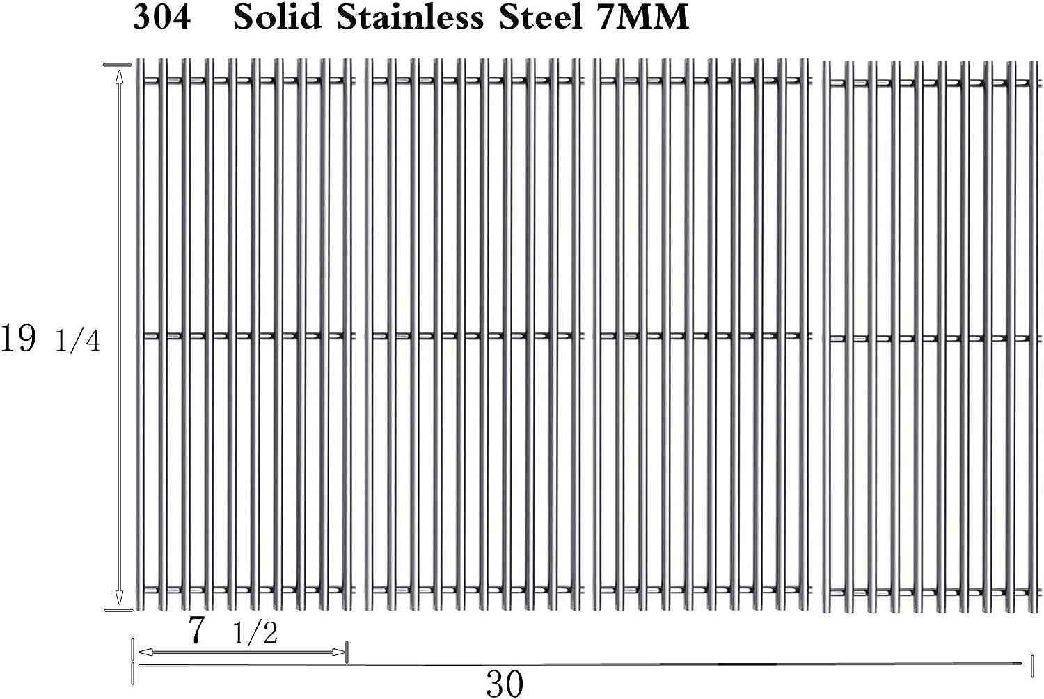 Stainless Steel Grill Warming Rack For Bull 30-inch Grills - Fits Angus, Outlaw, Lonestar, Bison Models, 176 Sq. In. Extra Cooking Space