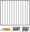 Air Fryer Wire Rack for Emeril Lagasse Everyday 360 Air Fryer, Stainless Steel Air Fryer Accessories Roasting Steamer Grill Racks