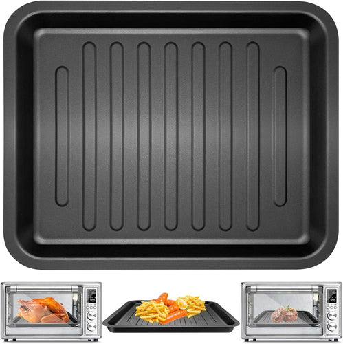 Air Fryer Toaster Oven Accessories for COSORI Smart 12 in 1 C130 CS130 CO130 Convection Oven, 14x12" Air Fryer Rack Grill Pan Crisper Plate Tray