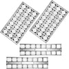 814554 and 814558 Briquette Tray Assembly for Twin Eagles TEBQ36GB TEBQ36R-B, Wolf OG36, Grill Heat Shield Flame Tamer with Ceramic Briquettes