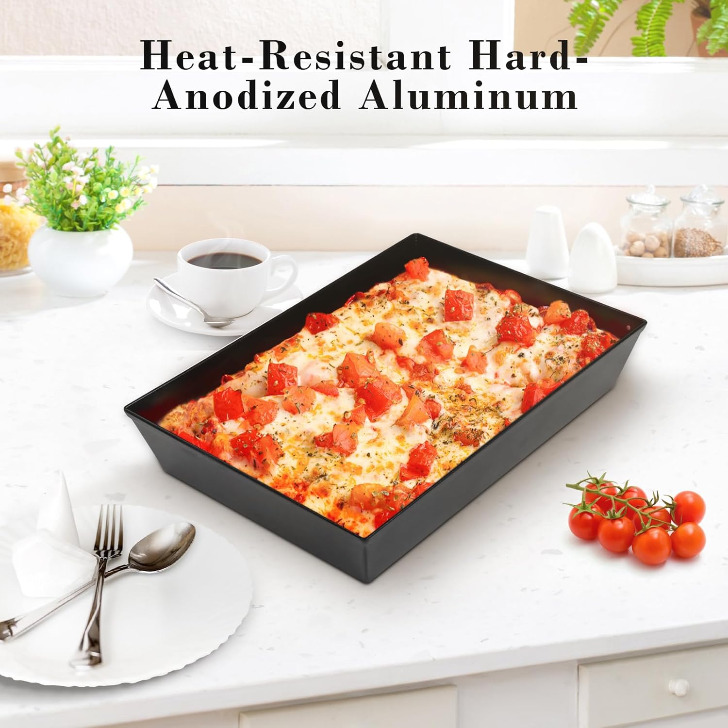 Pizza Pan Pizza Crust Ooni Detroit-Style X Inch Rectangular