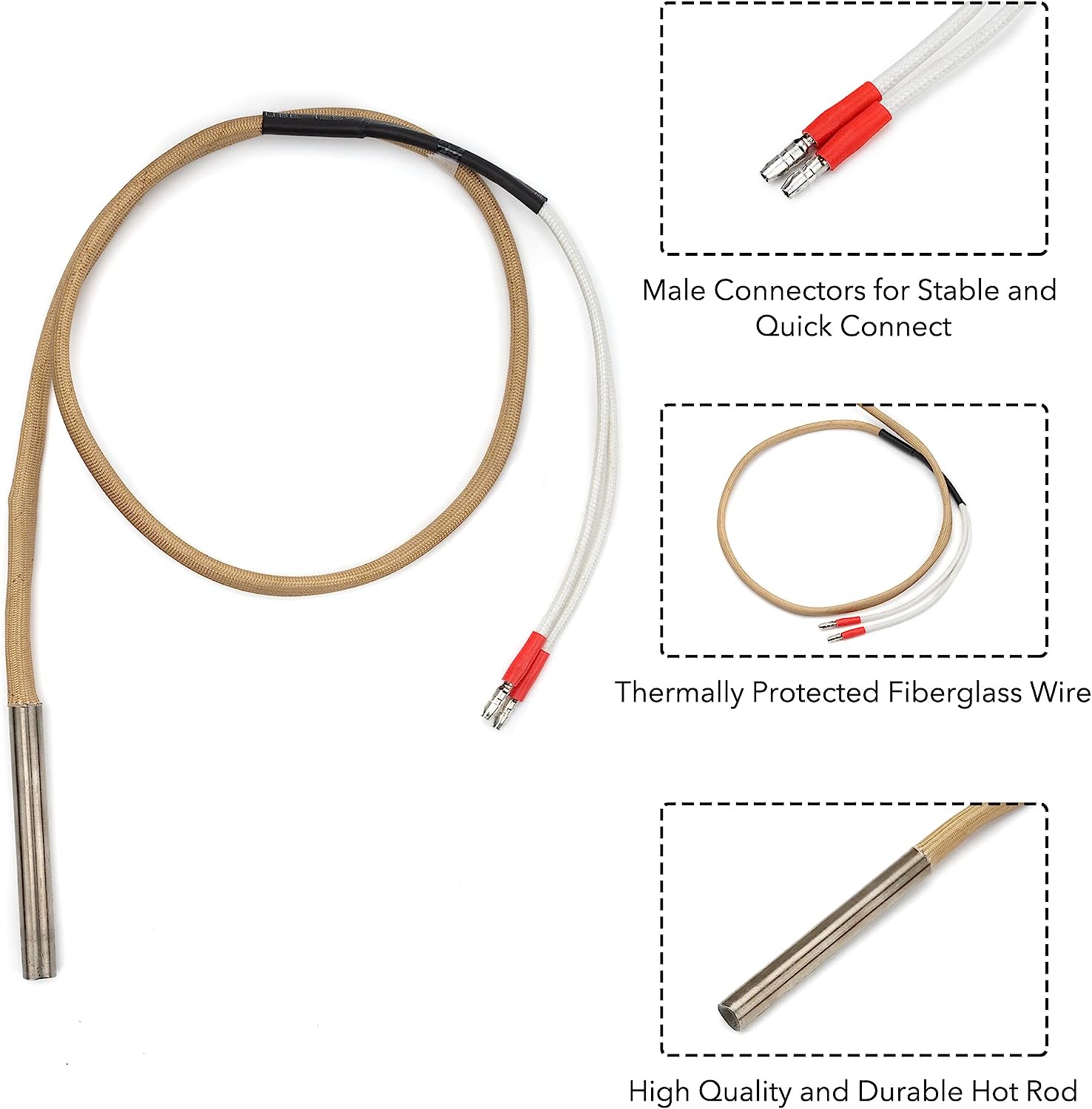 Hot Rod Igniter for Green Mountain Davy Crockett Pellet Grills