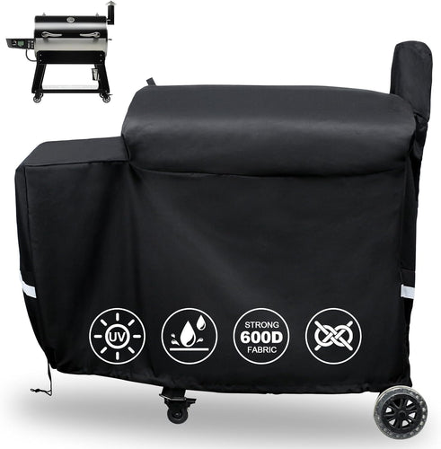 Grill Cover for Recteq Flagship 1100, RT-1250, RT-700 and RT-680 Wood Pellet Grills, Heavy Duty Premium Outdoor BBQ Grill Cover