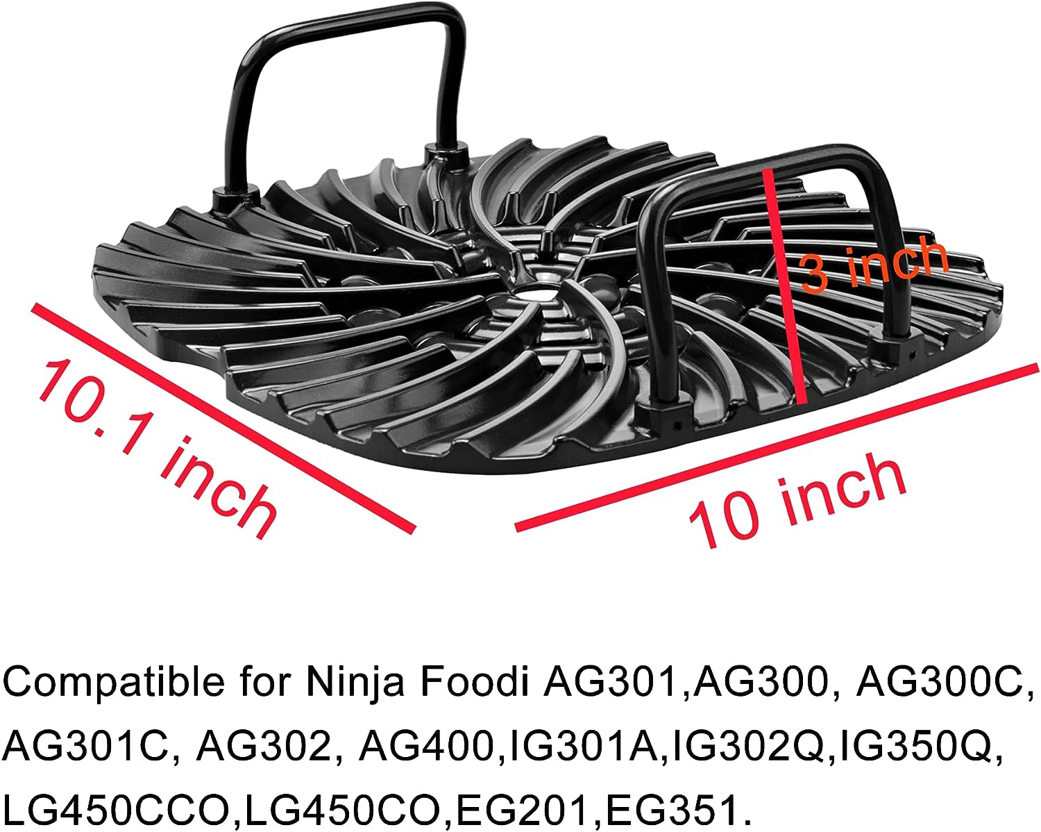 Griglia per friggitrici ad aria AG300 AG400 AG302 EG201 LG450CCO LG450CO IG351A IG302Q Parte con maniglie Griglia per friggitrici ad aria AG300 AG400 AG302 EG201 LG450CCO LG450CO IG351A IG302Q Parte con maniglie