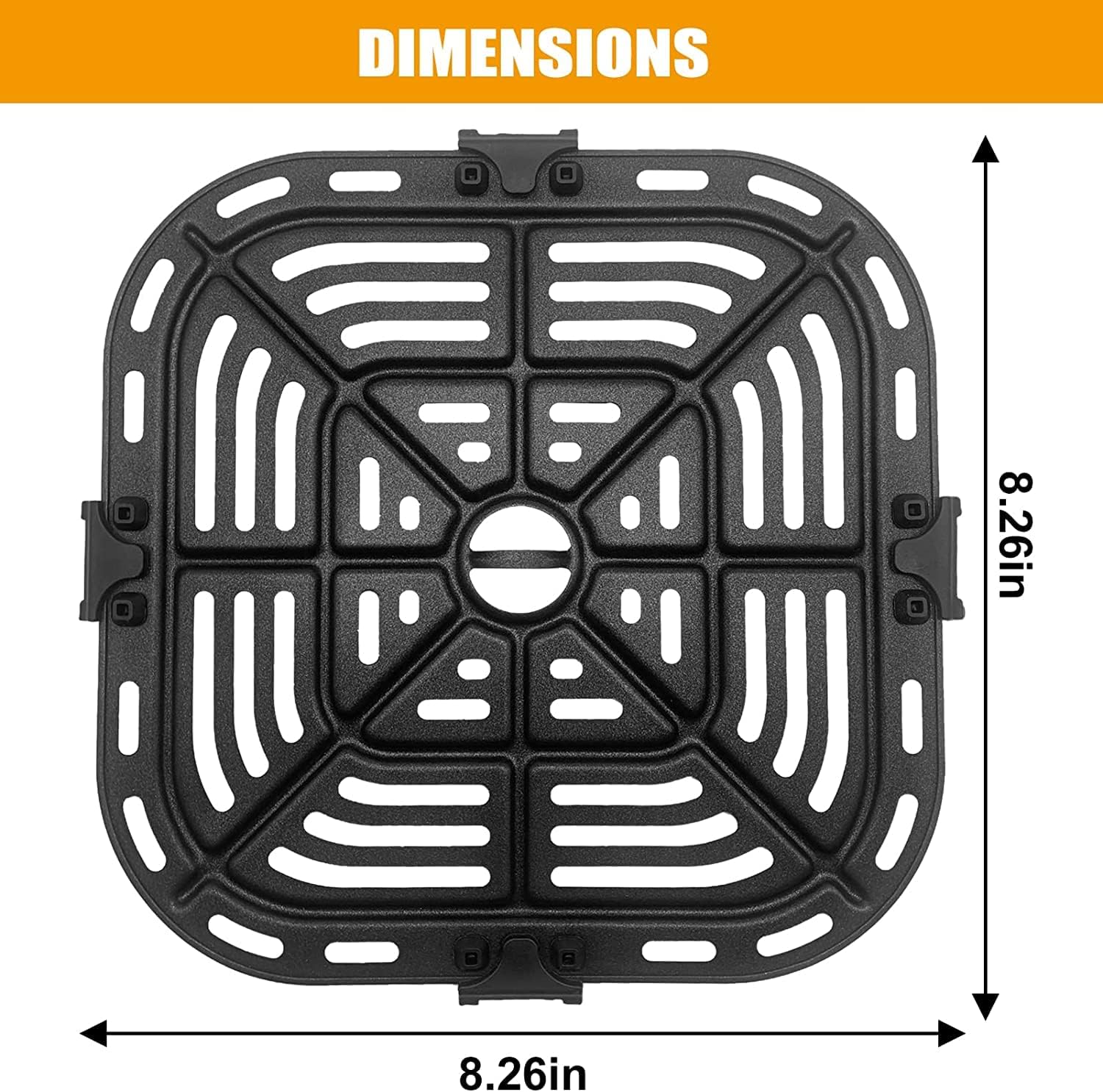 N0PF Air Fryer Replacement Tray Air Fryer Accessories Part Carbon
