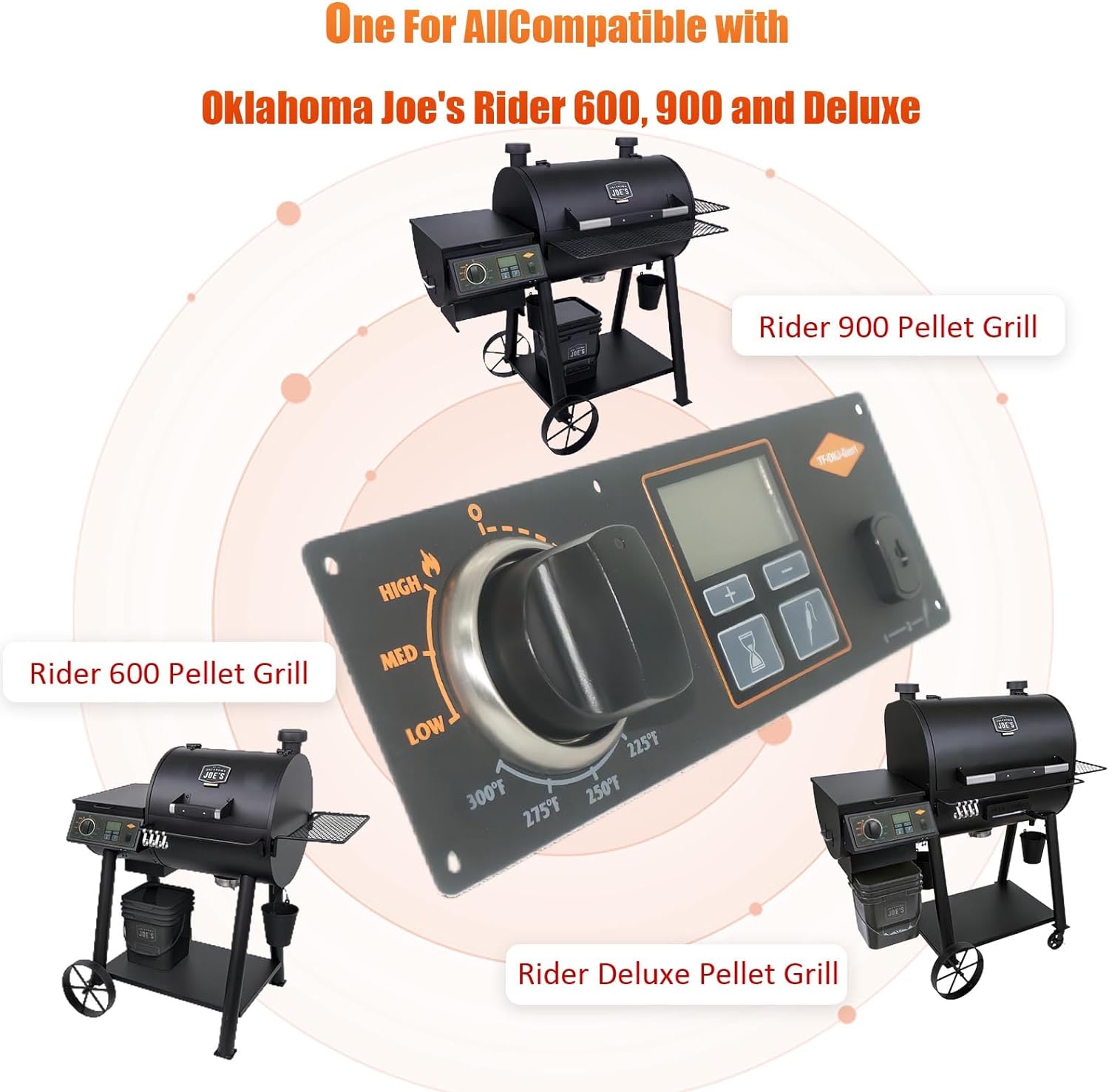 Rider 900 Oklahoma Joe Dlx Smoker Oklahoma Joe Pellet Grill