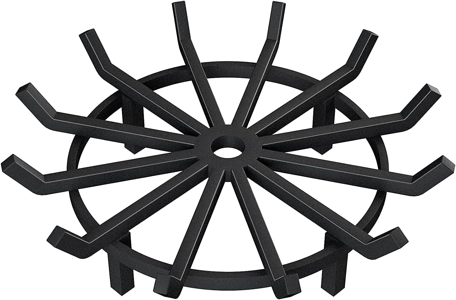 32 Inch Wrought Iron Log Grate Fireplace Inserts Fire Pit Round