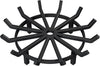 32 Inch Wrought Iron Log Grate Fire Pit Round Spider Wagon Wheel Firewood Stove Burning Rack Holder Chimney Hearth Kindling Stacking