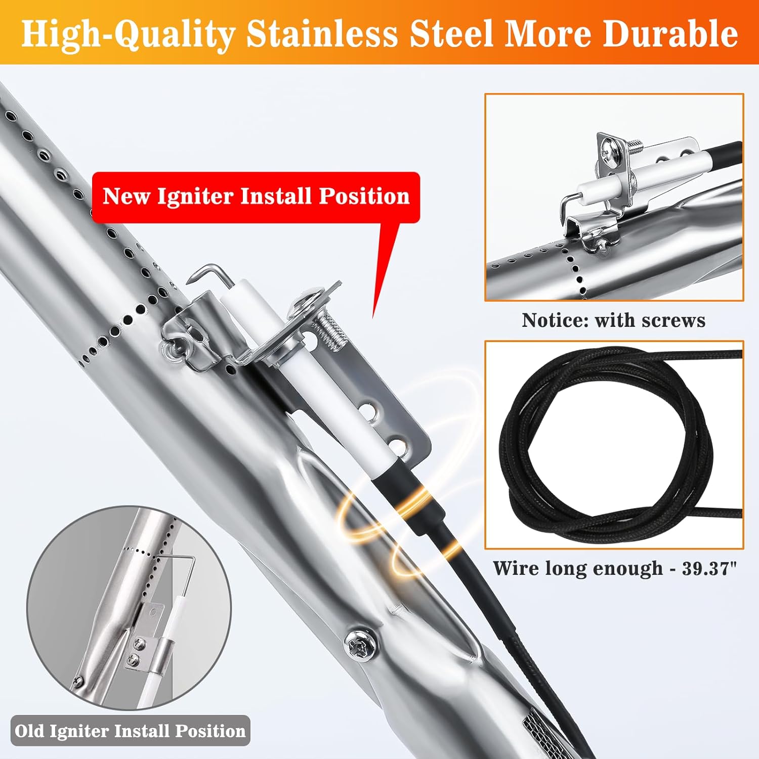 Replacement Parts Kit for Nexgrill 6 Burner 720-0898, 720-0898A