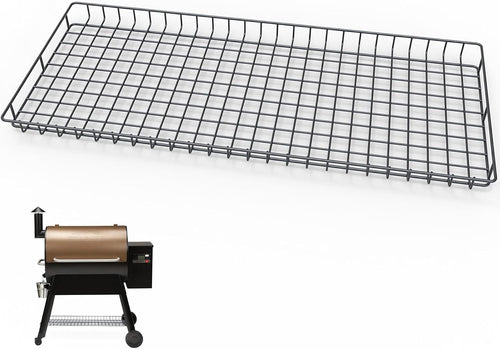 Storage Shelf for Traeger Pro Series 780, Ironwood 885 Pellet Grill, Durable Power Coated Metal Bottom Shelf for Traeger Pellet Grill Accessories
