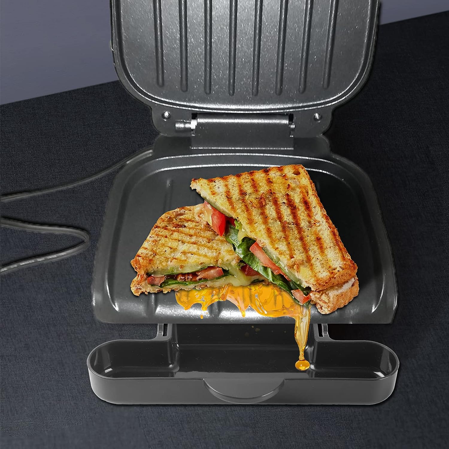 George Foreman Panini Grill George Foreman Serving Classic Plate