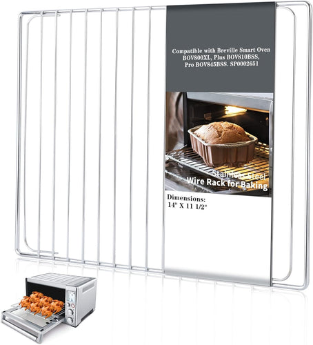 Wire Baking Rack Fits for Breville Smart Oven BOV800XL, Plus BOV810BSS, Pro BOV845BSS. SP0002651, Stainless Steel Wire Rack for Cooking