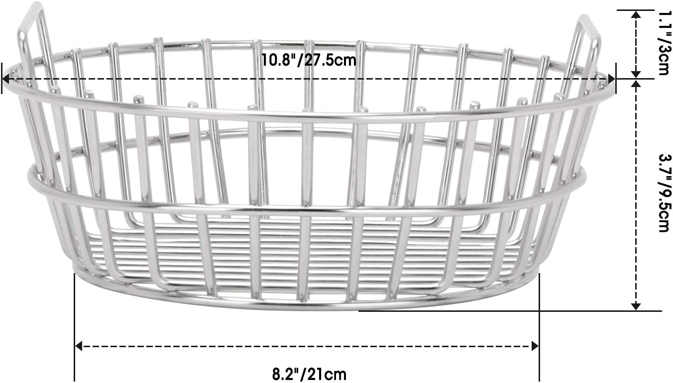 Kamado Joe Stainless Steel Charcoal Basket Grill Accessory for Joe