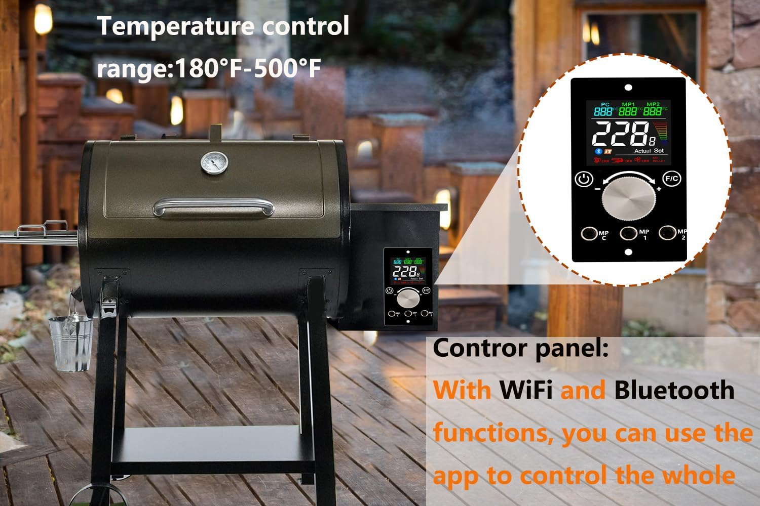 Digital Thermostat Controller Board Fits Pit Boss Wood Pellet Smoker G –  GrillPartsReplacement - Online BBQ Parts Retailer