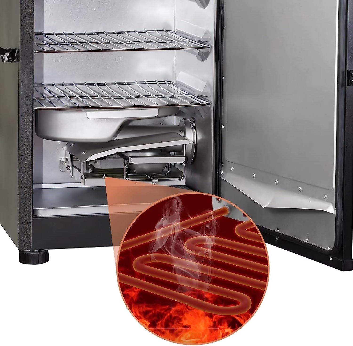 1500 Watt Heating Element Kit For Masterbuilt Electric Smokers - Replacement Part With Analog Control