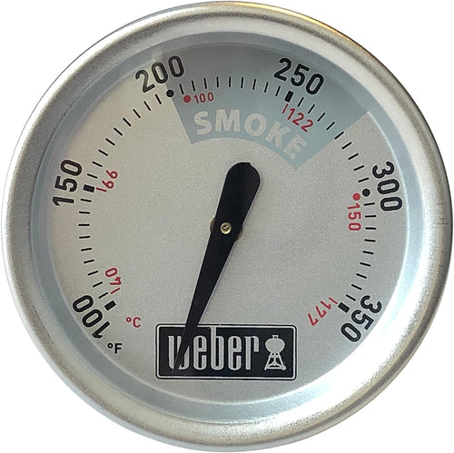 Thermometer 63028 Temperature Gauge fits Weber 14 & 18 Inch Smokey Mountain Cookers Charcoal Grills