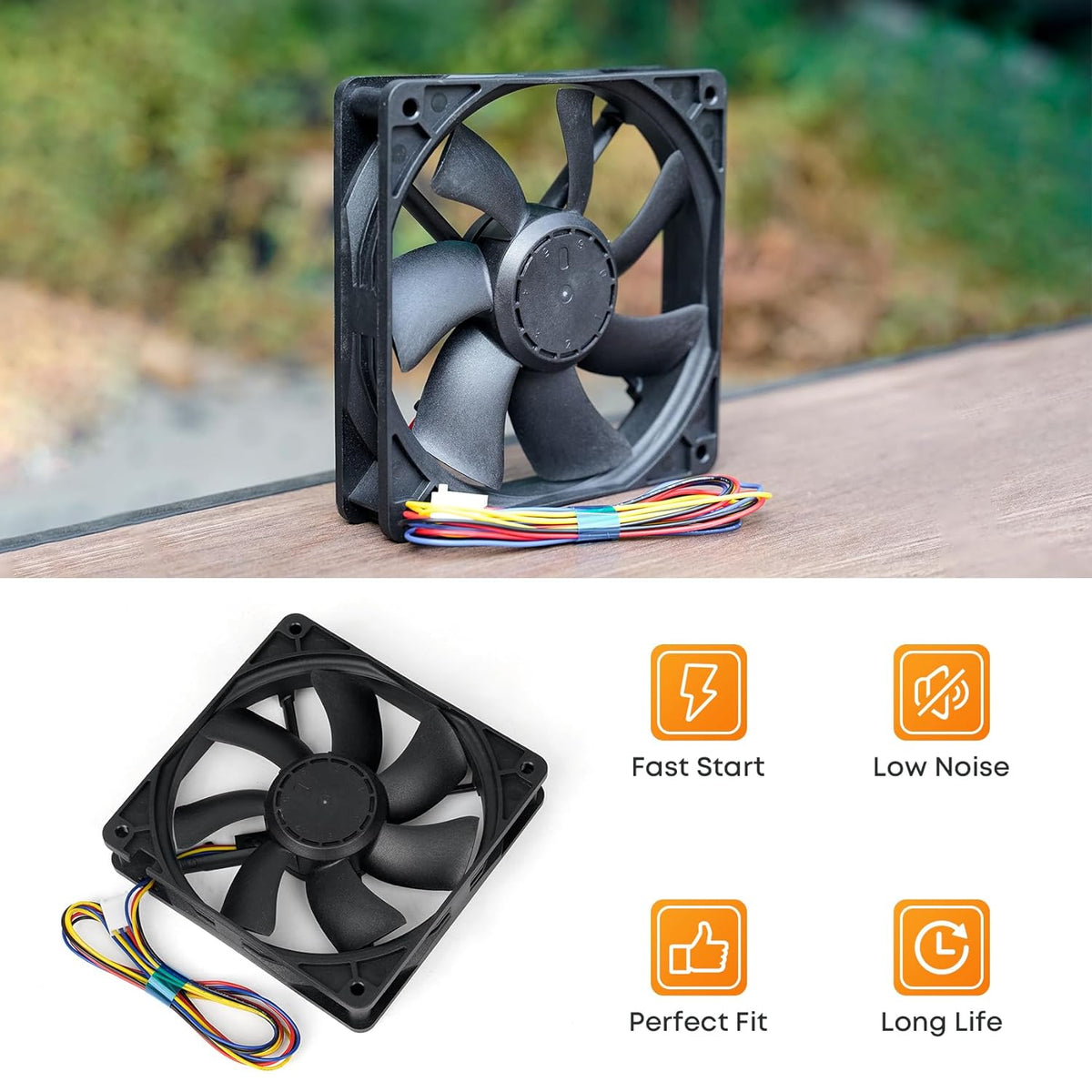 Traeger Fan Replacement 12V DC KIT0411 Pellet Gill Induction