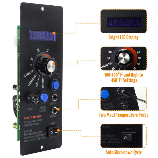 Digital Controller Thermostat Kit for Camp Chef Wood Pellet Grills