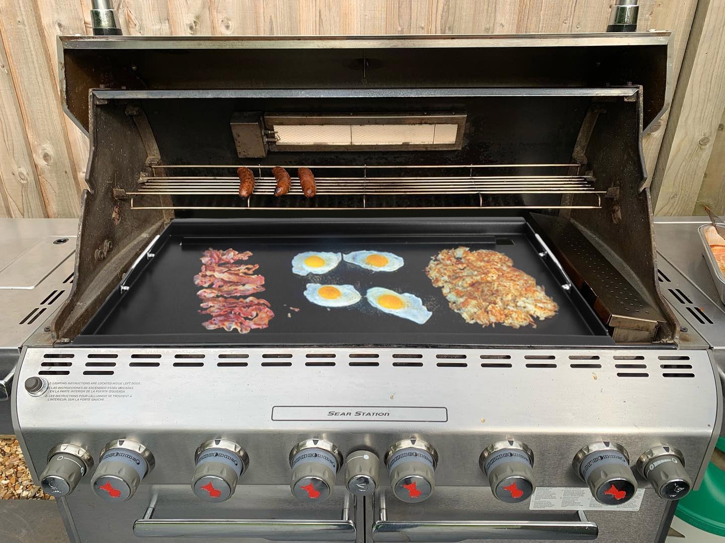 Full Size Griddle for Weber Summit 600 Series, Flat Top Griddle