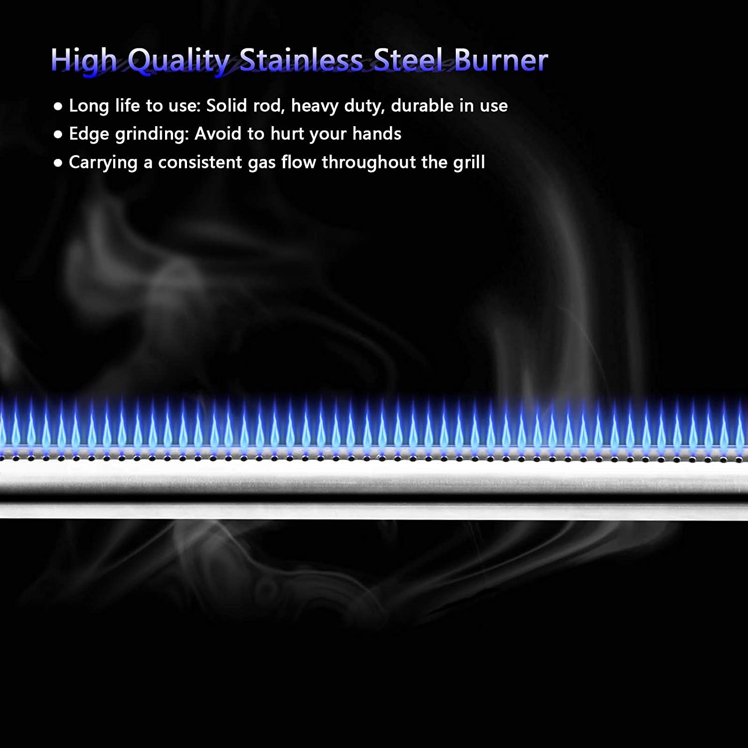 Weber Spirit 200 Series Grill Replacement Kit – 2 Burner Tubes, Crossover Tube, 5 Flavorizer Bars