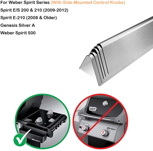SafBbcue 7507 Grillbrenner-Rohr 68,6 Cm Aus Edelstahl – Ersatzteil Für Weber Spirit 200/210, Genesis Silver A & Mehr