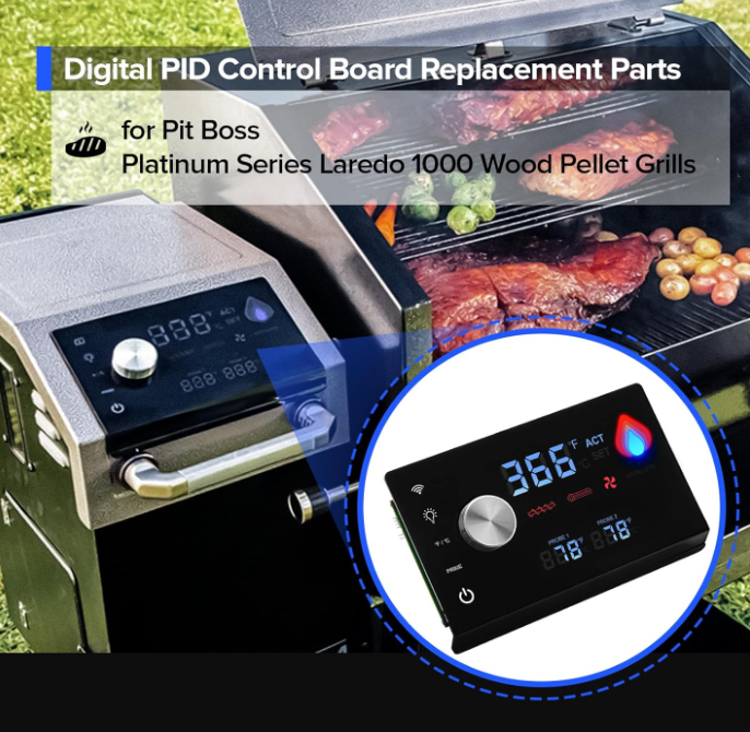Pit Boss Control Panel PID Control Board Replacement Parts for Pit Boss Platinum Series Lared ...