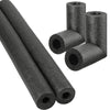 4 Pack Elbow Pipe Insulation Foam Tube Outdoor Wrap Pipe Covers Tubing Water Foam Covers for Outdoor Winter Irrigation, Sprinkler (1.5 Inch)
