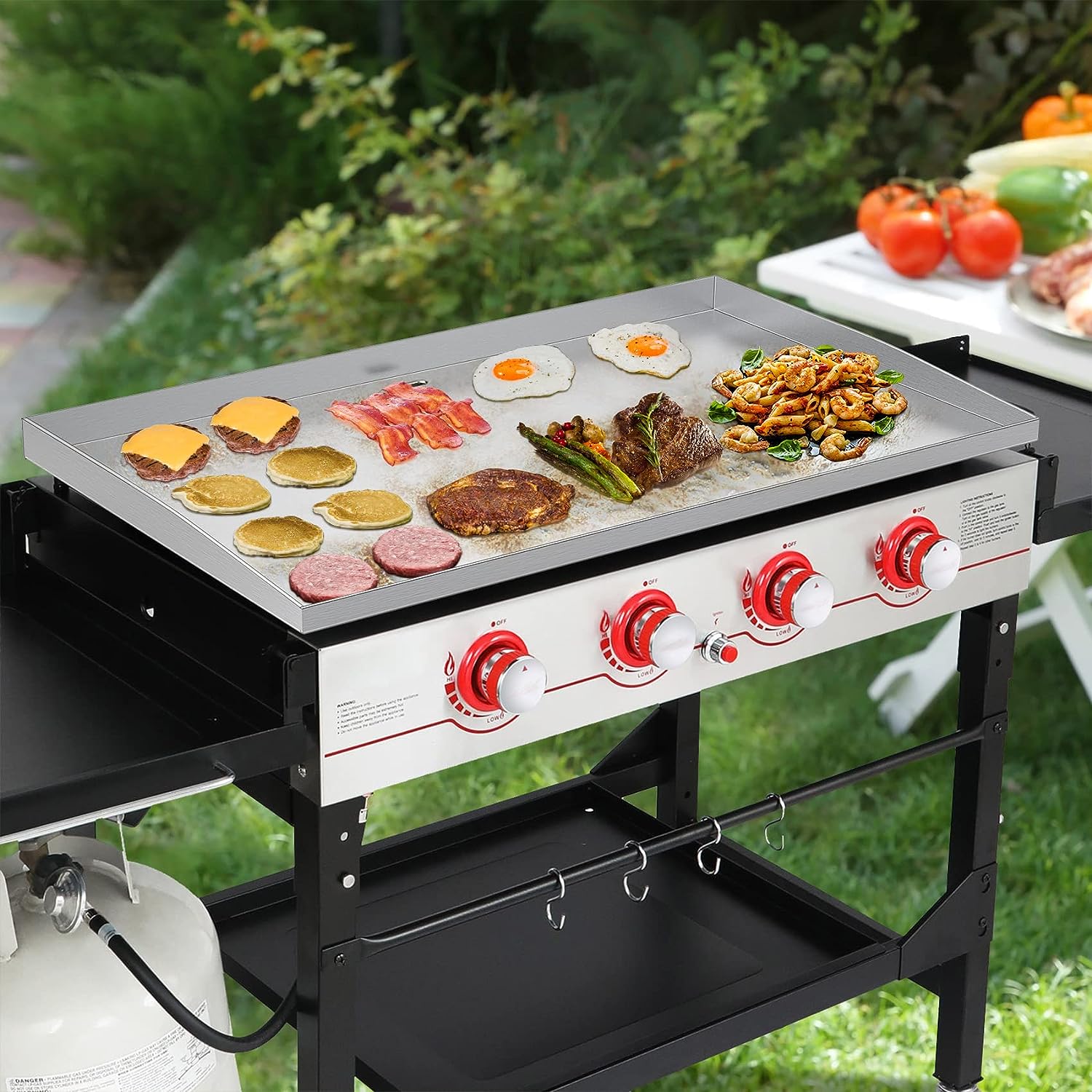 Stanbroil Rejilla de acero inoxidable de repuesto para parrilla Royal Gourmet GB4000 GB4002 de 36 pulgadas con 4 quemadores, parrilla superior plana para parrilla Royal Gourmet Stanbroil Rejilla de acero inoxidable de repuesto para parrilla Royal Gourmet GB4000 GB4002 de 36 pulgadas con 4 quemadores, parrilla superior plana para parrilla Royal Gourmet