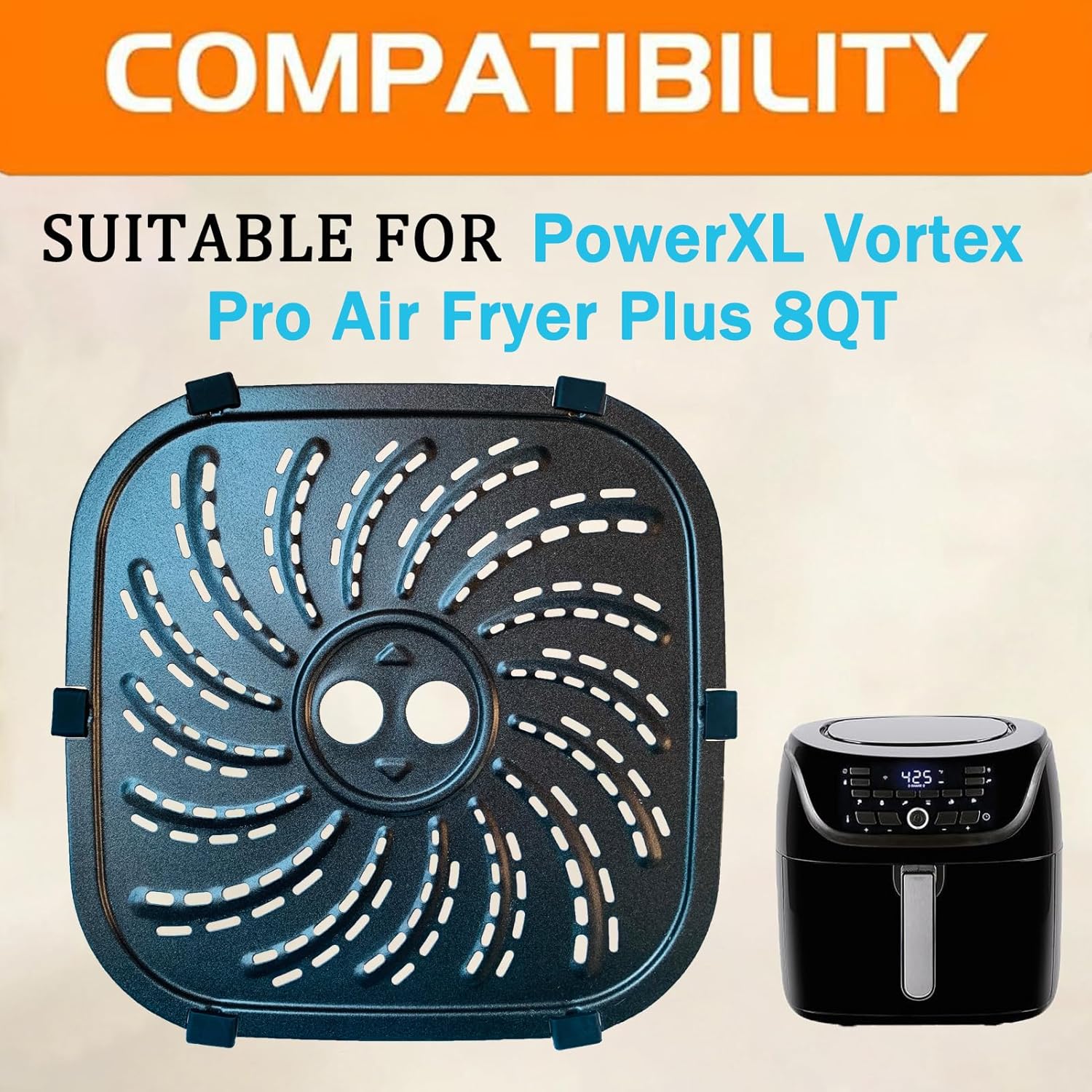 Airfryer XXL Dual Blaze Crispplaat | Cosori Benelux | Koop een onderdeel Airfryer XXL Dual Blaze Crispplaat | Cosori Benelux | Koop een onderdeel