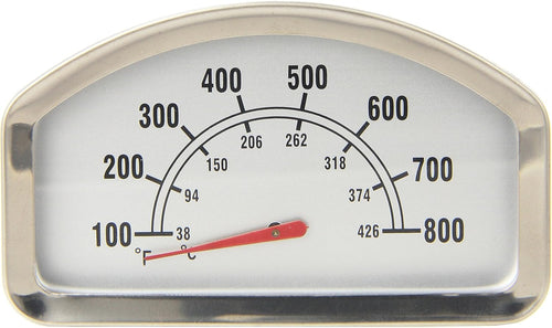 Heat Indicator Temp Gauge Thermometer 00013 for Select Gas Grill Models by Brinkmann, Sonoma and Others