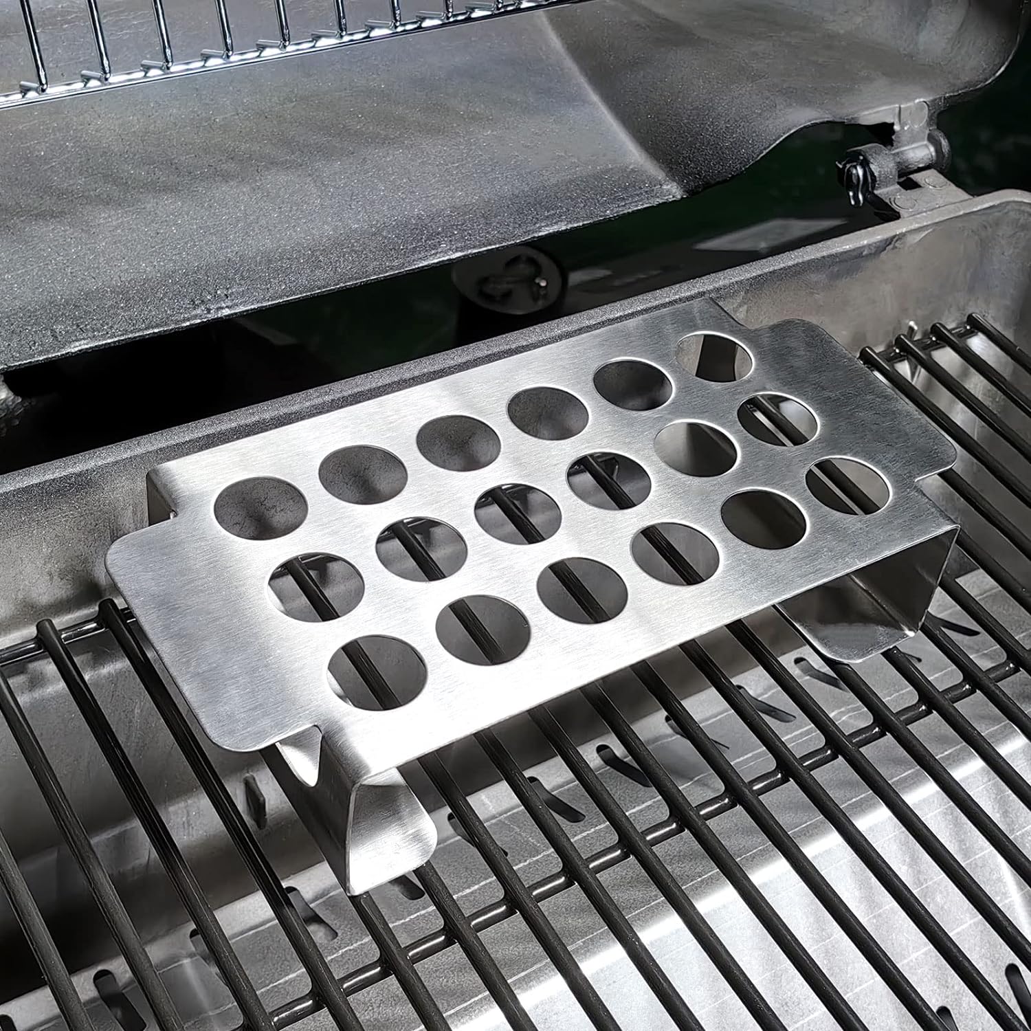 Jalapeno Poppers Rack with Corer Tool - 18 Hole Stainless Steel Popper ...