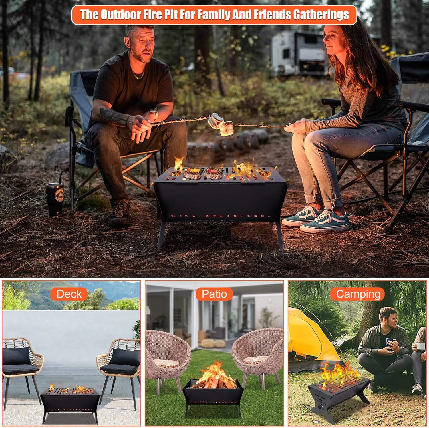 Portable Fire Setup Portable Fire Pit Outdoor