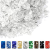 10 Pounds 1/2'' Clear Tempered Fire Glass Rocks for Fire Pit for Gas Fireplace, Safe for Outdoors and Indoors Decoration