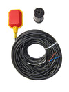 Float Switch for Sump Pump, 100-Foot Water Level Sensor with Honeywell Microswitch Adjustable Tether Length 13 Amps for Water Bilge Pump Water Tank
