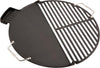Cast Iron Fire Pit Griddle & Grill Top for Cuisinart CHA-830 Cleanburn Wood-Burning Fire Pit
