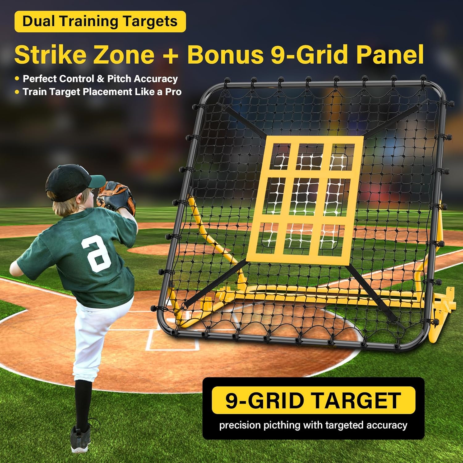 Franklin Sports Baseball Rebounders + Pitchback Nest Franklin Sports Baseball Rebounders + Pitchback Nest