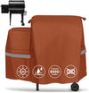 Grill Cover BAC374 for Traeger 20 Series, Junior & Tailgater 20, Elite 20 Wood Pellet Grills, Heavy Duty Waterproof Full Length Grill Cover, Brown