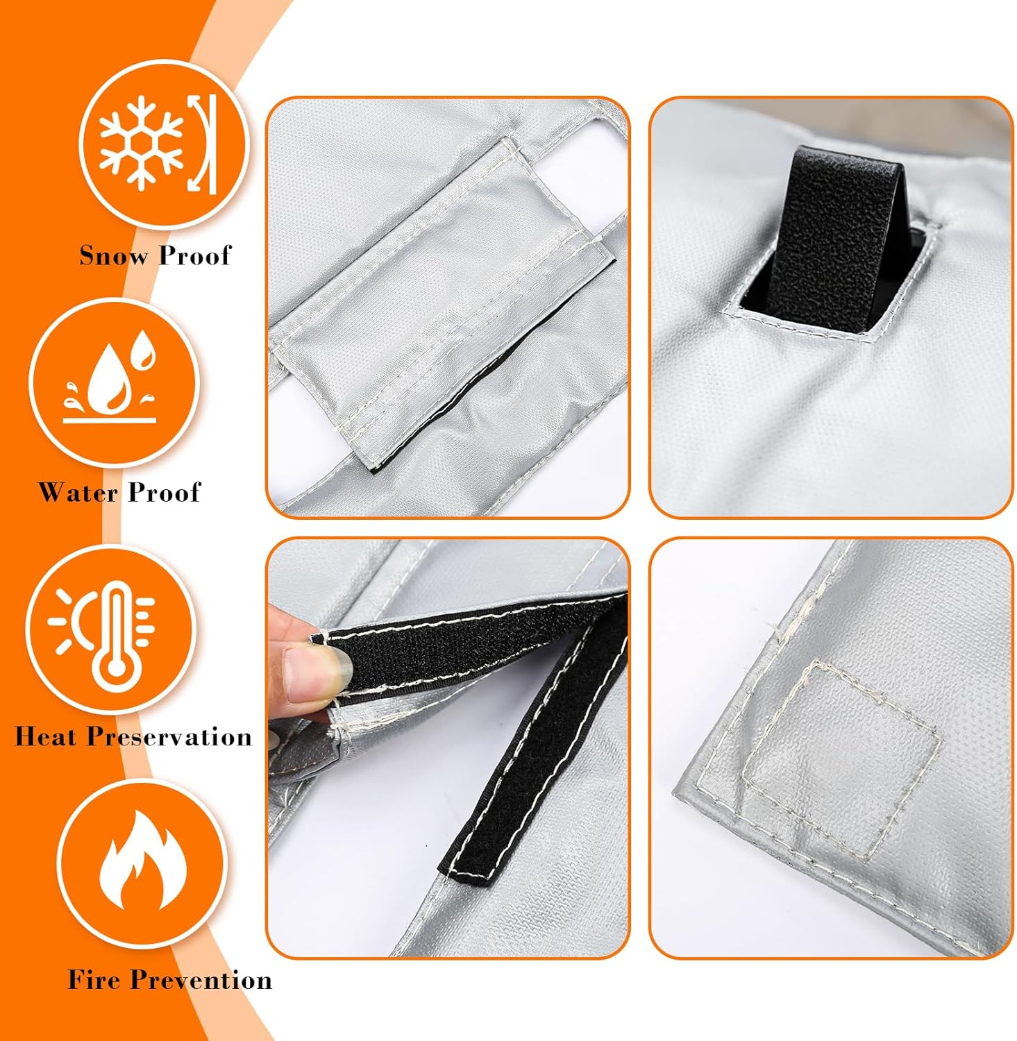 Thermal Insulated Blanket for Pit Boss Pro Series Triple-Function Combo Grill PB1100PSC2, PB1100PSC1, PB600PS1, PB1230SP, Pb1230G