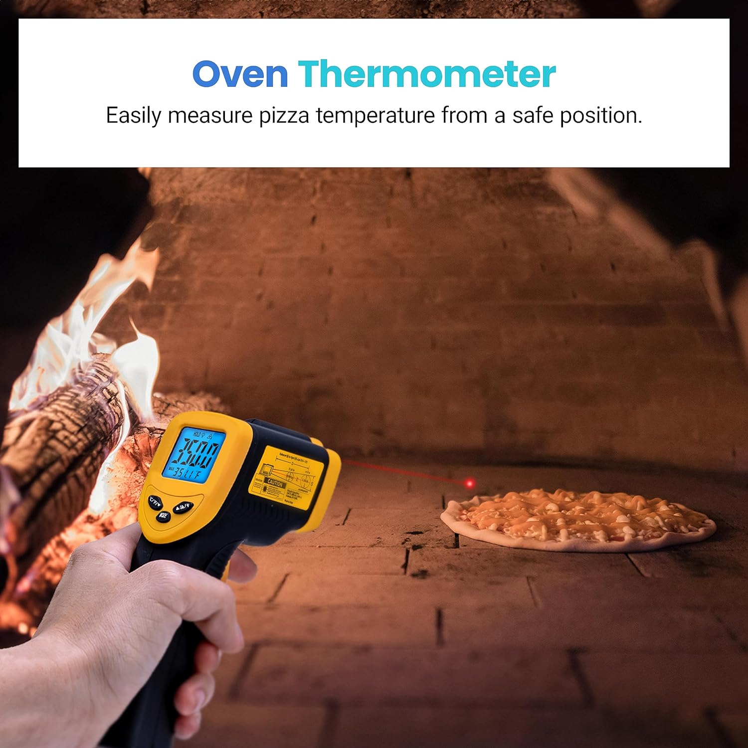 How To Use a Digital Laser Thermometer for Pizza Ovens