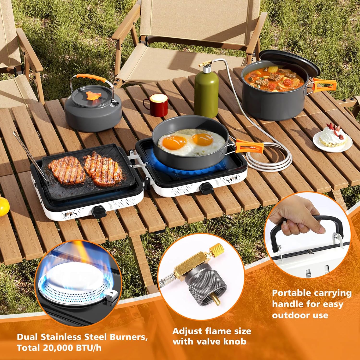 thumbnail image 2 of Snapklik.co : Caping Wood Burning Stove Portable - Folding Cap Stove 2 of 11