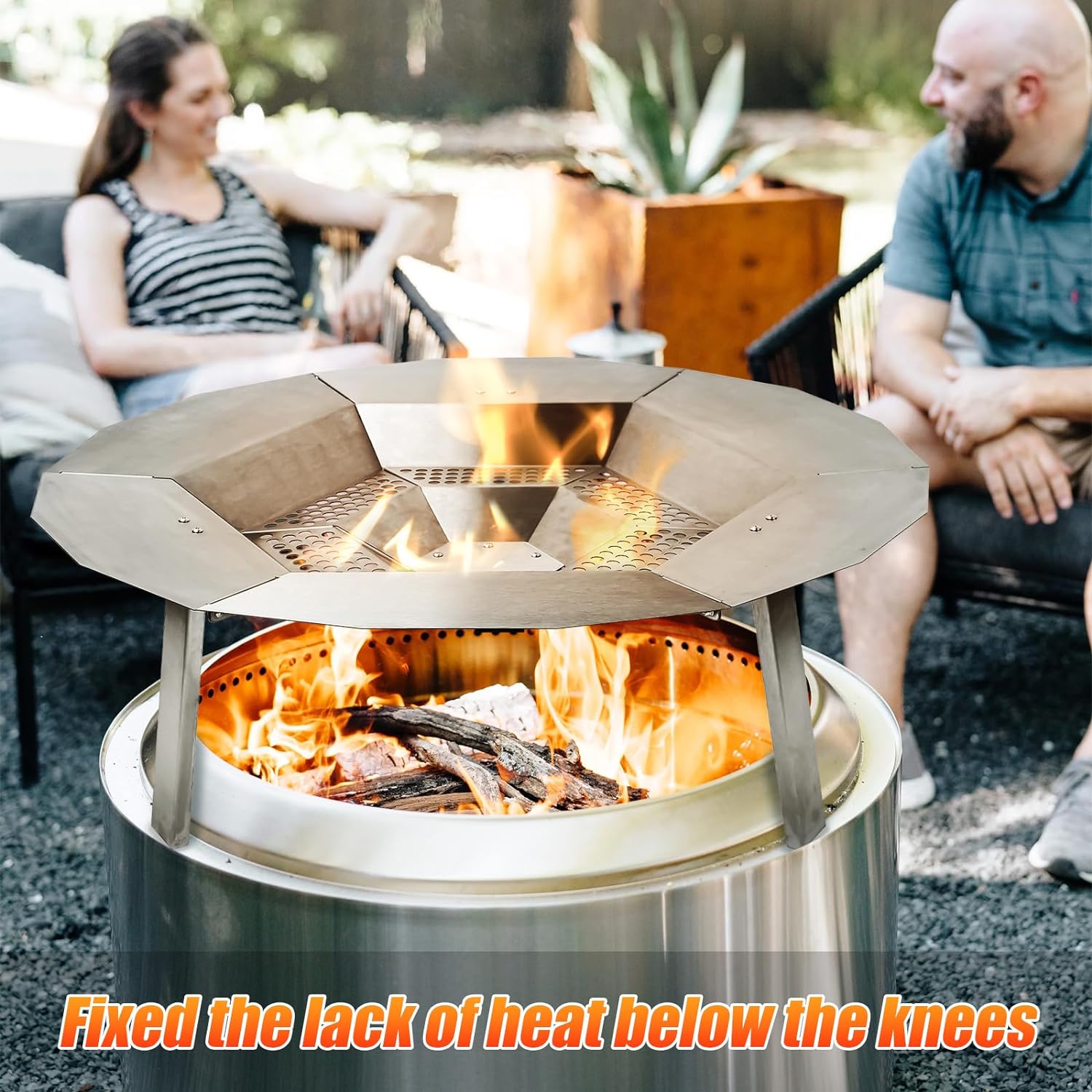 Heat Deflector for Solo Stove Yukon, 304 Stainless Steel Heat Diffuser ...