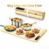 24Inch Electric Warming Tray with 6 Temp Setting, Rollable & Portable Food Warmer Silicone Heating Mat for Parties, Premium Graphene Material