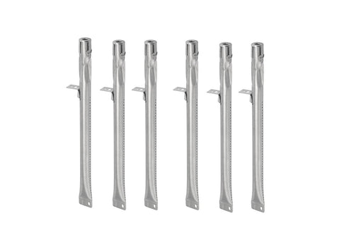 6Pcs Grill Buner Tubes Kit fits for Brinkmann 810-3751-F, 810-3752-F, 810-4580-F, 810-4580-S, 810-4580-SB, 810-6570-F, 810-6680-S Gas Grills