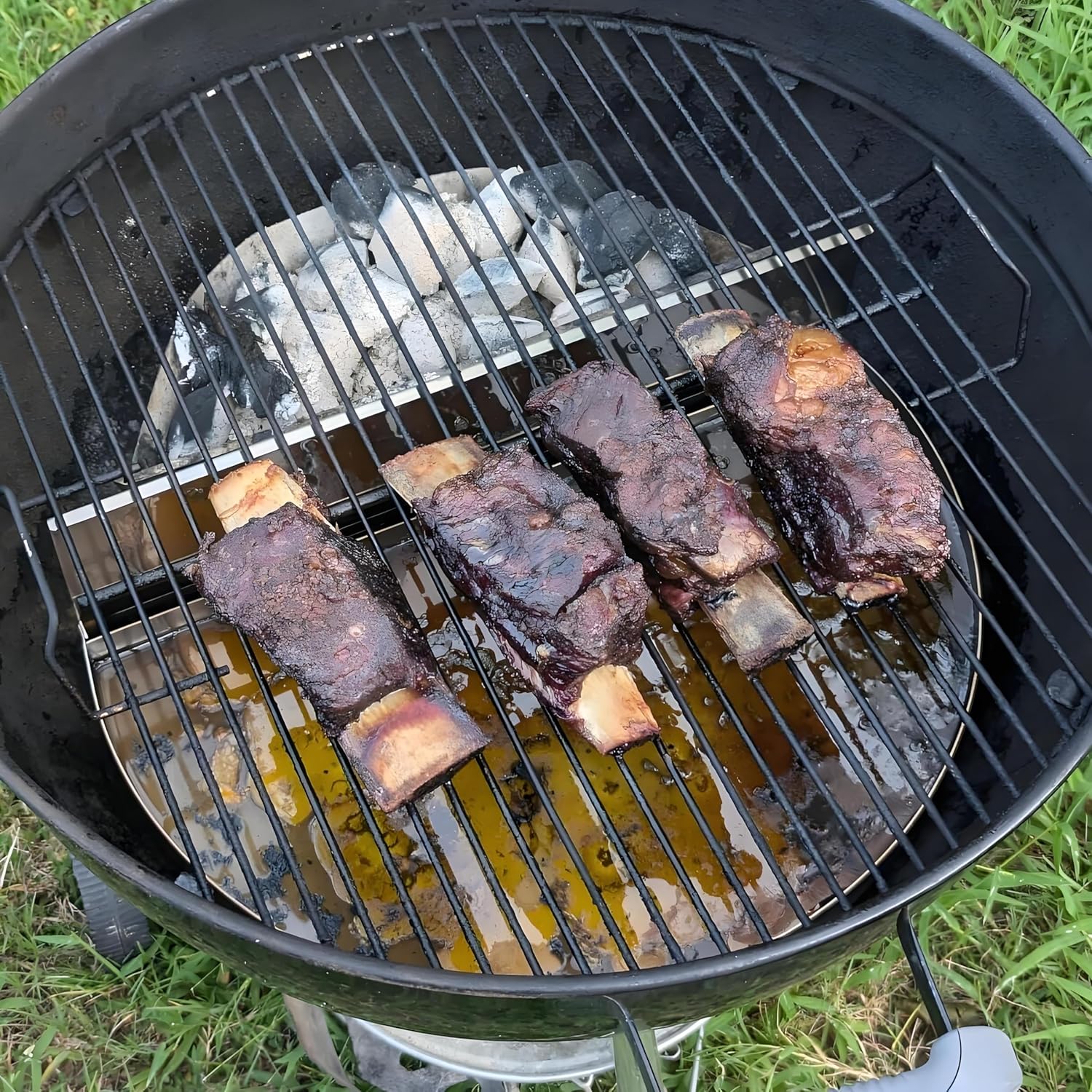 Snake Method Bbq Ribs On Weber Kettle Weber Snake Method